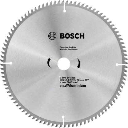 Bosch - Optiline Eco Serisi Alüminyum için Daire Testere Bıçağı 305*30 96 Diş