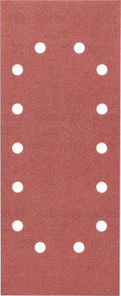 Bosch - Titreşimli Zımpara Kağıdı 10'lu, 115 x 280 mm 180 Kum 14 Delik